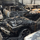 Just a few of the vehicles destroyed in the conflagration. (Image: IVI/Facebook)